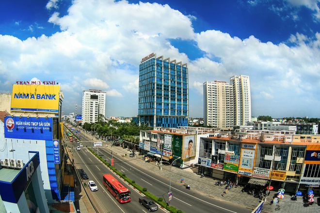 Một số tuyến đường thuộc phường Phú Cường, thành phố Thủ Dầu Một có giá đất cao nhất 37,8 triệu đồng/m2. Ảnh: Diaocnuihong.
