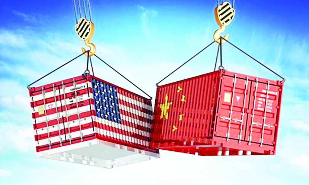 Căng thẳng thương mại Mỹ-Trung là nguyên nhân chủ yếu khiến kinh tế thế giới giảm tốc năm 2019.