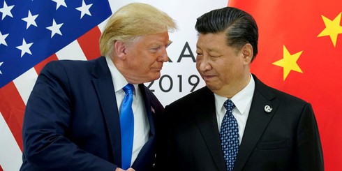 Tổng thống Mỹ Donald Trump và Chủ tịch Trung Quốc Tập Cận Bình gặp mặt hồi tháng 6/2019. (Ảnh: Reuters)
