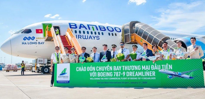 Bamboo Airways trở thành hãng hàng không tư nhân đầu tiên khai thác máy bay thân rộng tại Việt Nam.