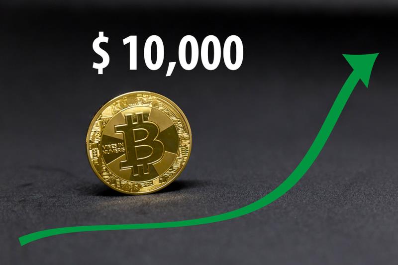 Bitcoin đang hướng đến mục tiêu 10.000 USD.