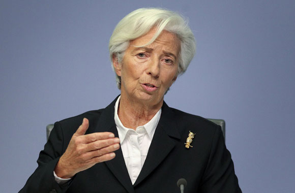 Chủ tịch ECB Christine Lagarde.